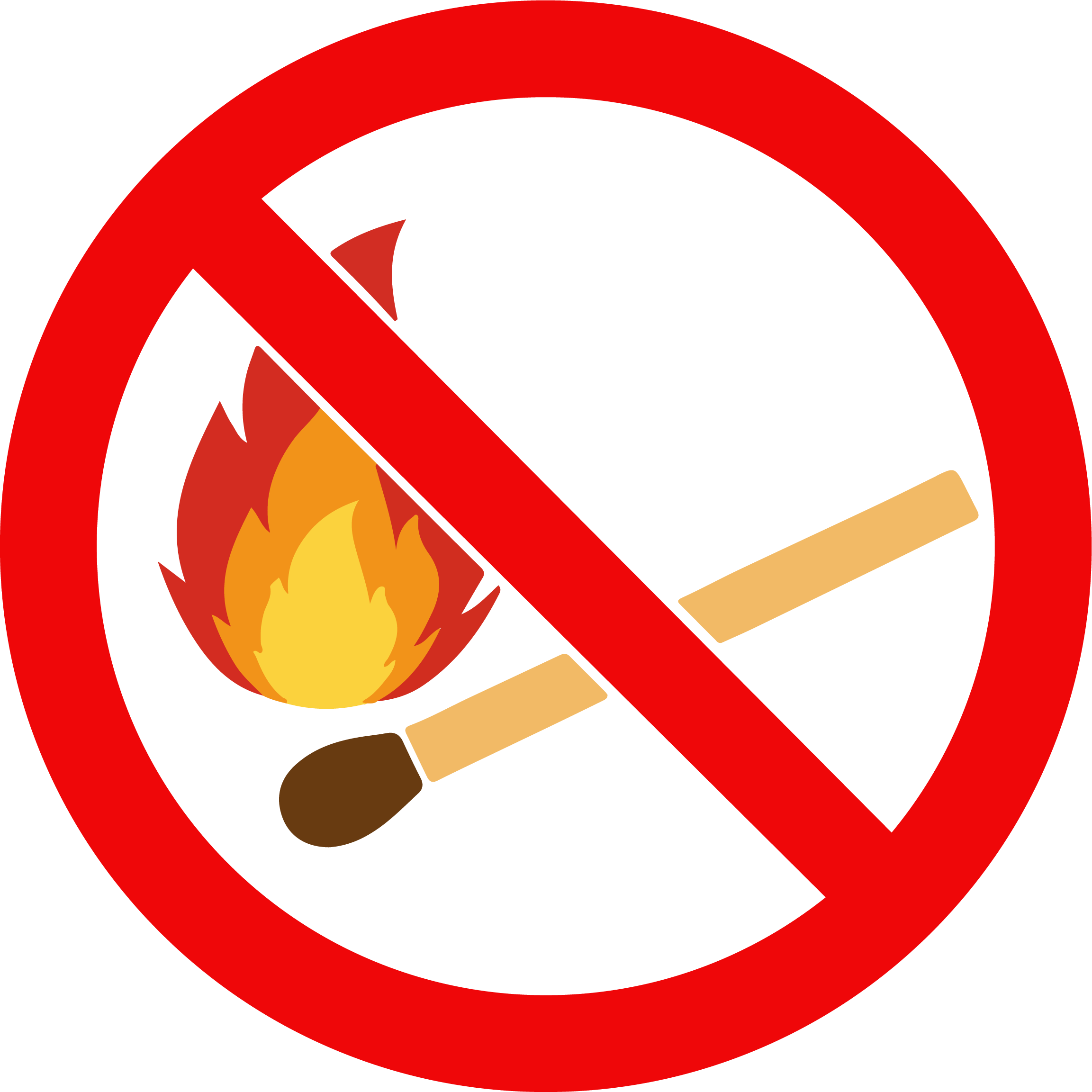 no fire